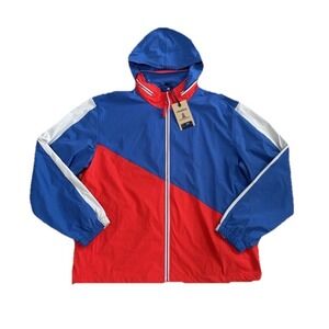 Chubbies Patriotic American All Star Jacket Size XL Flag Colorblock